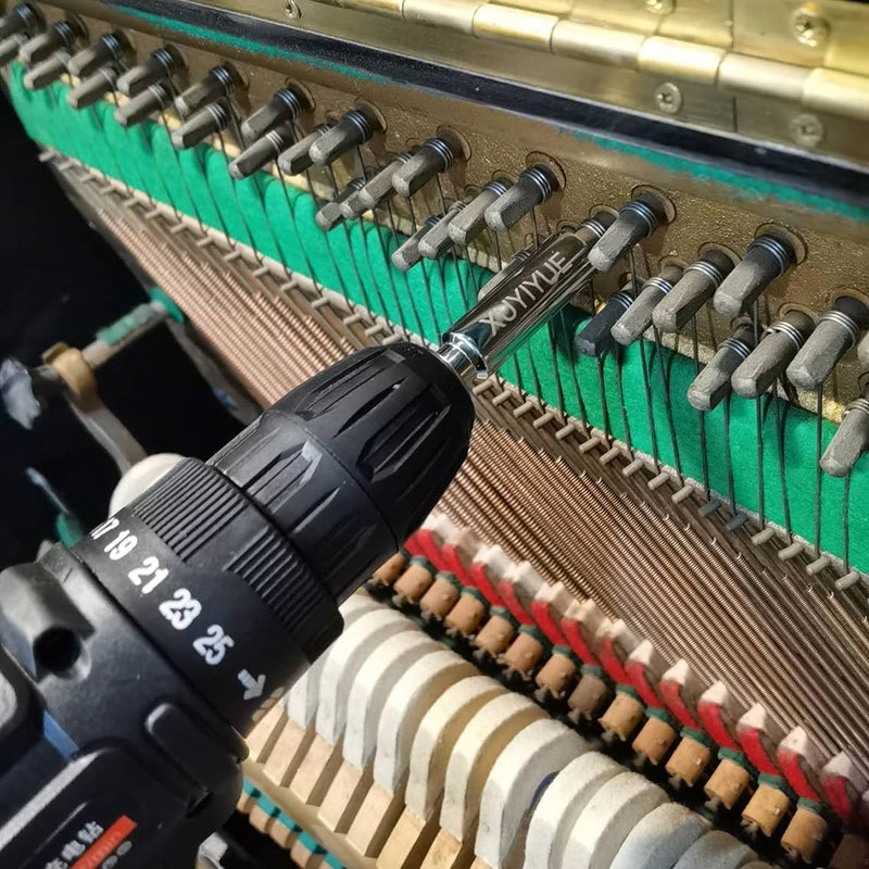 [AUSTRALIA] - Piano Power Tuning Pin Socket Socket Disassembling Piano Tools Piano Tuning Pin Removal Tool Tetragonal Internal Opening Quick Removal Of Piano String Shaft 
