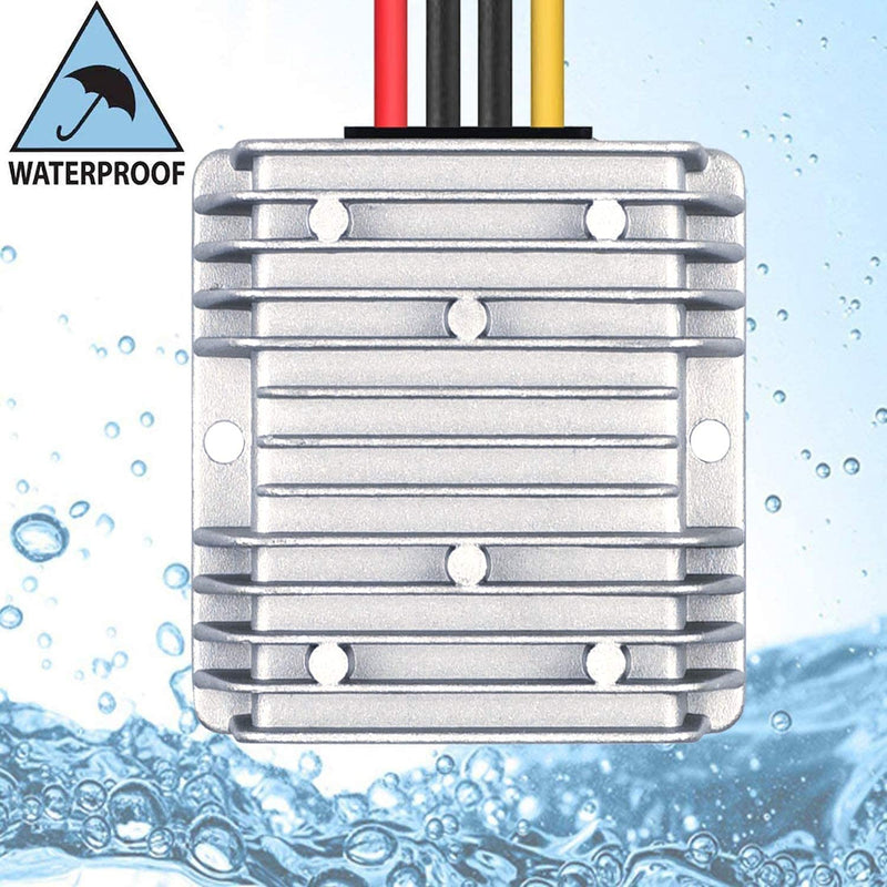DC Voltage Converter Regulator, DC 12V Step-Up to 24V 10A 240W, Buck Transformer Waterproof 12V to 24V/10A
