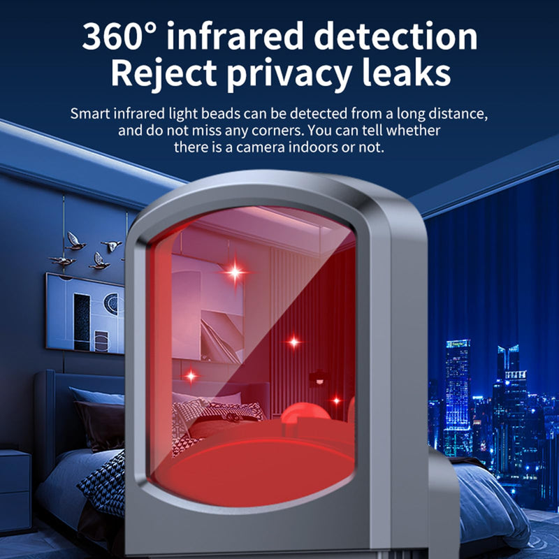 Hidden Camera Detectors, Portable Anti-Spy Device,Privacy pen,RF Signal Scanner, GPS Tracker & Bug Detector with Anti-Theft Alarm Mode for Hotels, Travel, Home & Office Privacy Protection Tool