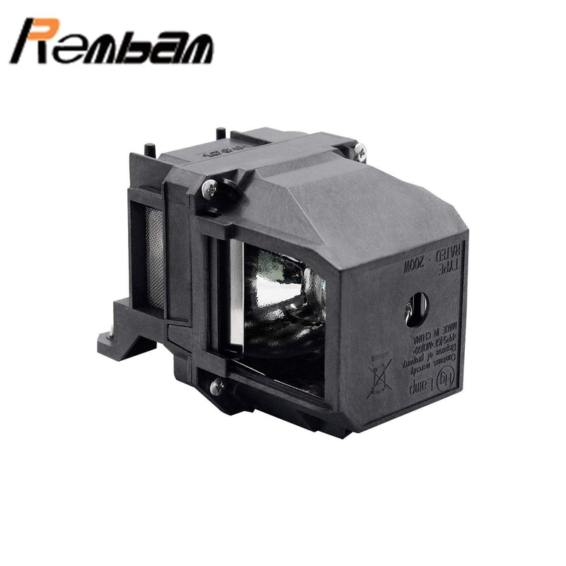 Rembam ELPLP78 V13H010L78 Projector Replacement Compatible Lamp with Housing for EPSON CB-X03 EB-945 EB-955W EB-965 EB-995W EB-S17 EB-S18 EB-S200 EB-W22 EB-W28 EB-X03 EB-X24 EB-X25 EH-TW570 EX3220