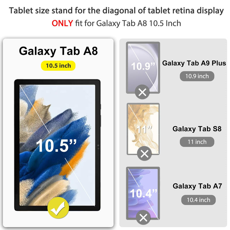 SPARIN 3 Pack Screen protector for Samsung Galaxy Tab A8 10.5 Inch, Tempered Glass Screen Protector for Galaxy Tablet A8 2022, Anti-Scratch Galaxy Tab A8 10.5"