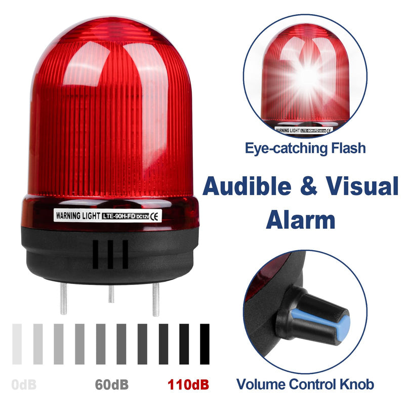[AUSTRALIA] - Sump Pump Alarm, High Water Leak Detection, with 110dB Loud Alarm and LED Indicator, 5ft Probe Cable, Suitable for Indoor/Outdoor Systems in Basements, Septic Tanks, and Sumps 