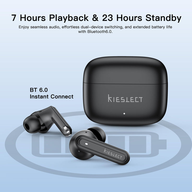 Wireless Earbuds, AI 165 Language Translator Earbuds, Ear Buds Active Noise Cancelling with Charging Case, 6.0 Bluetooth Earbuds, Translation Earbuds Real Time, Translate Ear Buds for Travel Learning