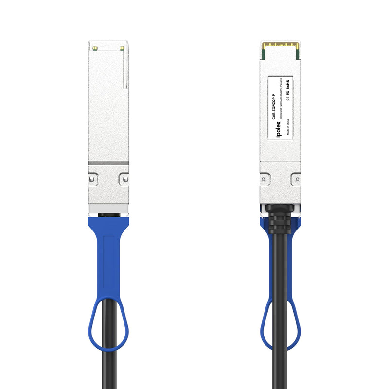 ipolex 100Gb/s QSFP28 MCP1600-C002 SFP Direct Attach Copper Cable for Mel, Twinax Cable, 2-Meter (6.5ft), 30AWG 2 Meters