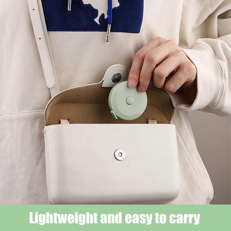 Soft Double-Sided Tape Measure, 3 Pieces Telescopic Tape Measure Body for Chest, Measuring Length, Waist (200 cm / 79 Inches)