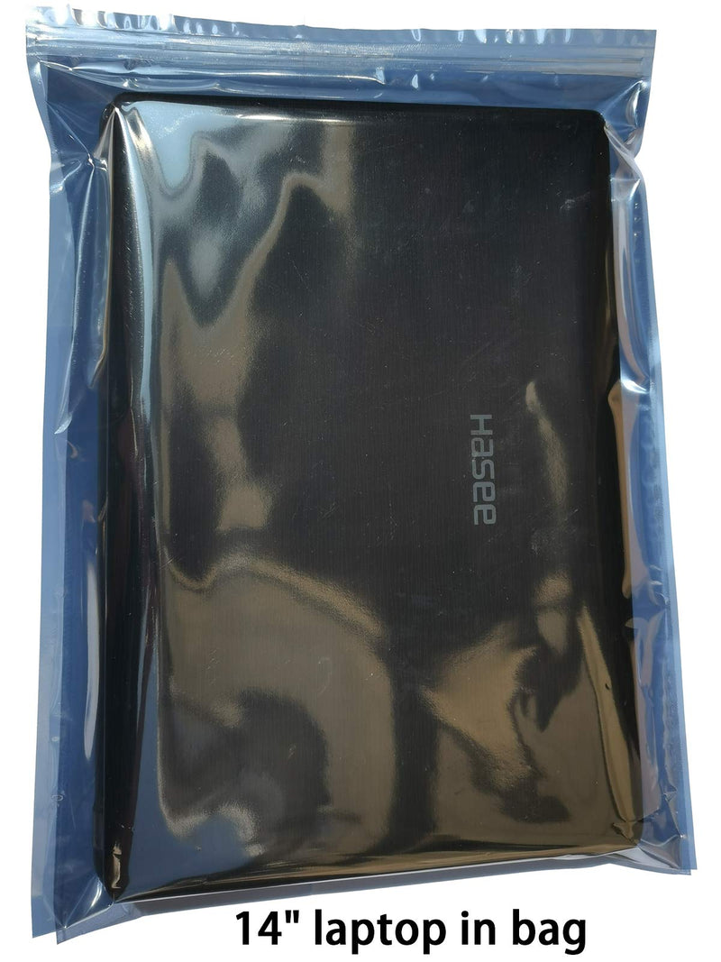 Daarcin Anti Static Bags,ESD Bags,10pcs 11.8x15.7in(30x40cm) Resealable Large Size for Motherboard HDD with10pcs Labels and Electronic Device,Antistatic Bags for Graphics Card 10pcs 11.8x15.7in/30x40cm