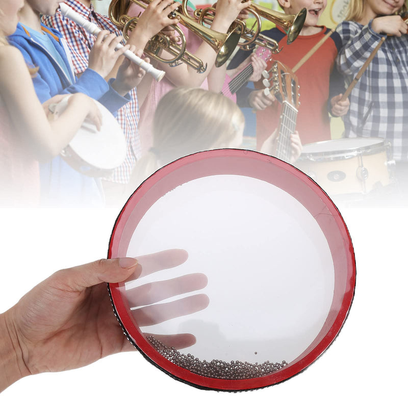 [AUSTRALIA] - Drum, Iron Sand Soft Waves Drum, Percussion Sea Drum with Fillable Sealing Port and Hardwood Shell Light Rhythm Sea Drum 