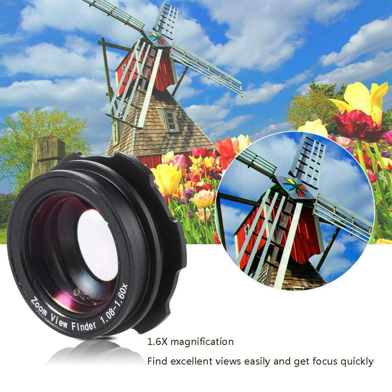 Mcoplus 1.08x-1.60x Zoom Viewfinder Eyepiece Magnifier for SNY NEX E Mount/Canon Nikon Pentax Olympus Fuji Samsung Sigma Minoltaz DSLR Camera