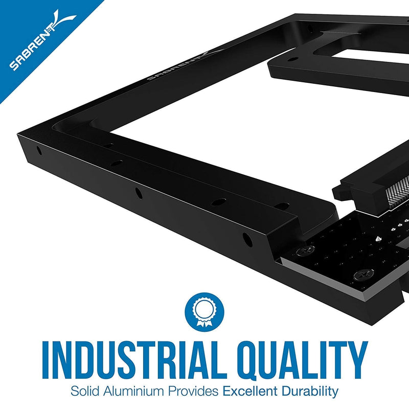 SABRENT 2.5” SSD & SATA Hard Drive to Desktop 3.5” SATA Bay Converter Mounting Kit (BK-PCBS) Server: x2 2.5" HDD/SSD to 3.5