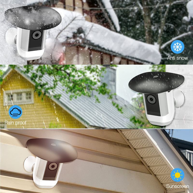 HOLACA Sun Rain Shade Camera Cover for Spotlight Camera Pro, Camera Shield Protective for Resistant UV, Easy to Install Pro,Black