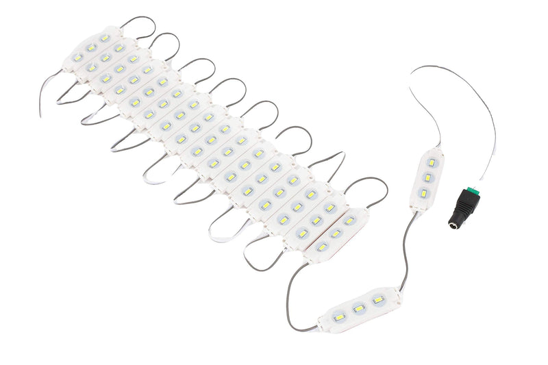 40ft Storefront Orange LED Light Super Bright 5630 Module with UL 12v 6 Amps AC Power Package