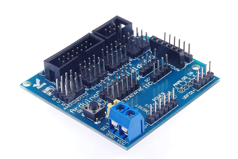 ARCELI UNO R-3 Sensor Shield V5.0 Expansion Board for Arduino Genuino System