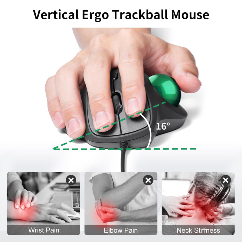 SANWA TB128GR Wired Trackball Mouse + GSKB066 Bluetooth Keyboard with Touchpad Set, Silent Click Roller Ball Mice, Multi Device Trackpad Keyboard, Compatible with Mac, Laptop, Computer, Windows, macOS