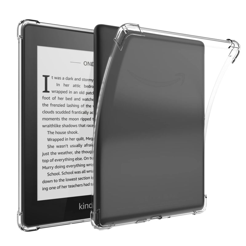 [AUSTRALIA] - Clear Case for 6.8" Kindle Paperwhite 11th Generation 2021 and Signature Edition TPU Back Cover, Bumper Corners Slim Protective Case for 11th Gen Kindle Paperwhite- Transparent (Transparent) 