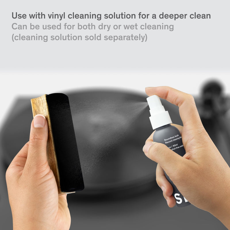 Record Cleaner Brush - Vinyl Cleaner Record Brush - Velvet Vinyl Brush - Record Player Accessories - Vinyl Record Brush