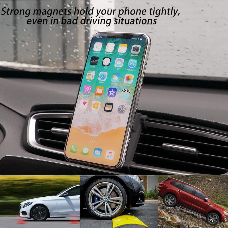Car Phone Holder fit for Toyota RAV4,Air Vent Phone Mount fit for RAV4 2013-2018,Custom fit Magnetic Phone Holder Compatible for All Phones