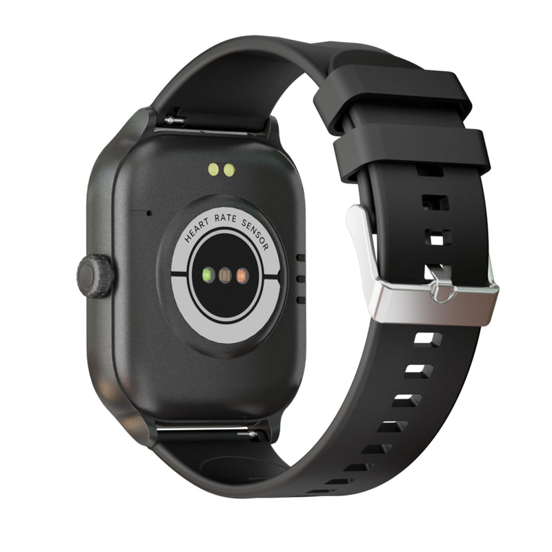 Supersonic SC-181SW 2-inch Touch Screen Smartwatch with Heart Rate Monitor, Blood Pressure, Oxygen Levels, Calories, Steps, Sleep Monitoring, Voice Assistance & IP67 Waterproof Fitness Tracker
