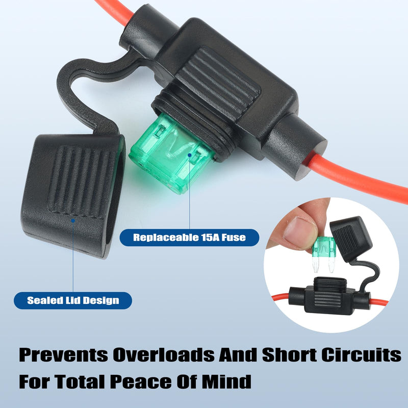 [AUSTRALIA] - Starlink Mini 12V Adapter [Supports up to 150FT Cable] 12V/24V to 30V 3.5A DC Boost Converter for Starlink Mini, Starlink Mini Power Cable with Female Plug 9-28V Input for Off-Road,RV, Marine,Outdoor QJ-SMSYQ-F 