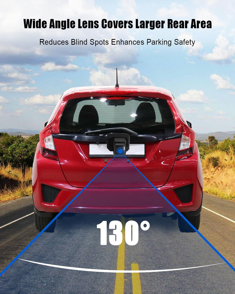 39530-T5R-A01 Backup Camera Fit for Honda Fit 2015-2019 | Rear View Parking Assist Camera Replace 39530T5RA01, Waterproof Reverse Camera