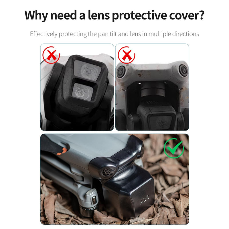 Gimbal Camera Lens Protective Cover Protector for DJI Air 3 Accessories, Lens Dustproof Cap Anti-Scratch Guard