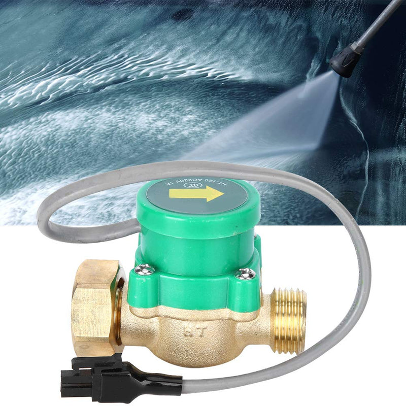 220V Water Pump Flow Sensor Booster Pump Switch Brass Pipeline Switch Electronic Pressure Automatic Control Tap