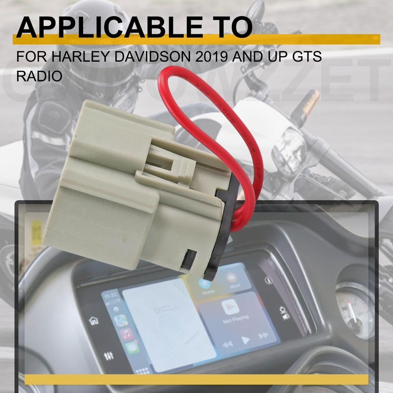 [AUSTRALIA] - GWNOWZZET for Apple CarPlay Jumper for Harley Davidson 2019 and up GTS Radio 