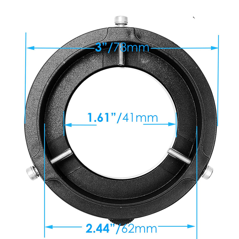 Polarized Microscope Light Anti Glare LED Ring Illuminator, USB Adjustable 96 LED Ring Light for Industry Monocular Binocular Trinocular Stereo Microscope Camera for PCB Repair 96 Polarized