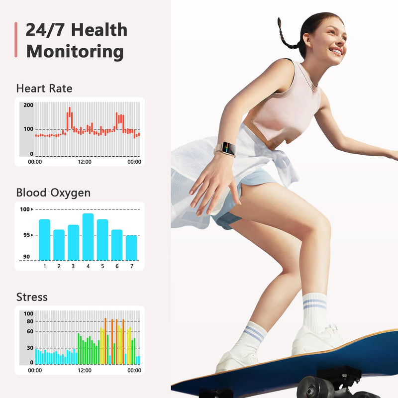Blackview 2026 Fitness Tracker (Answer/Make Calls), 1.85'' Smart Watch for Men and Women with Heart Rate/Sleep Monitor/2 Straps, 100+ Sports Modes, IP68 Waterproof Activity Tracker for Android/iPhone