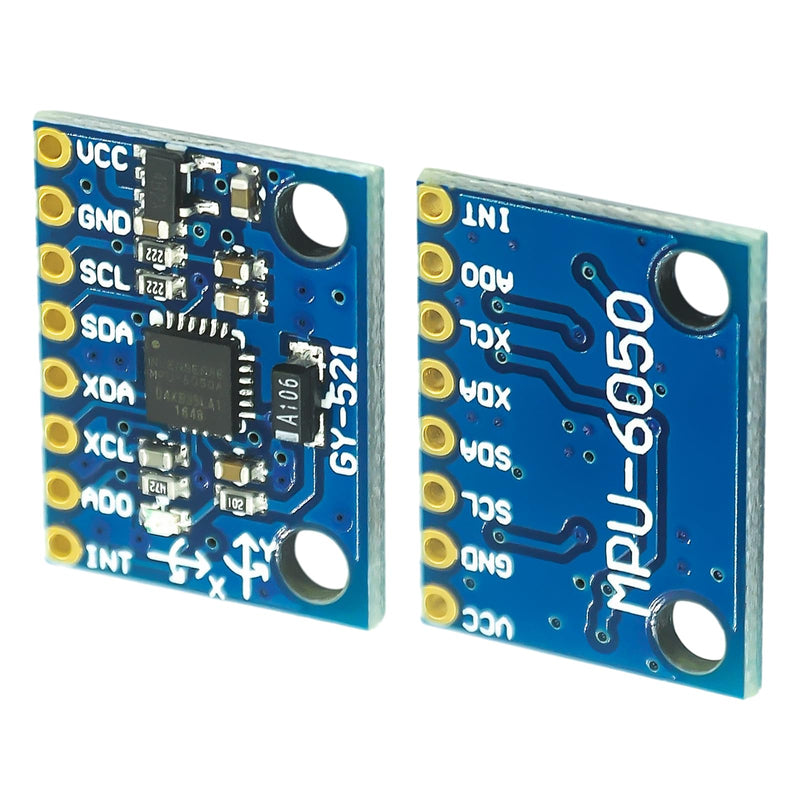 ARCELI 3 x GY-521 MPU-6050 Module, 3-Axis Gyroscope and Accelerometer Compatible with Arduino and Raspberry Pi for Motion Sensing Games, Pedestrian Navigators and Posture Linkages