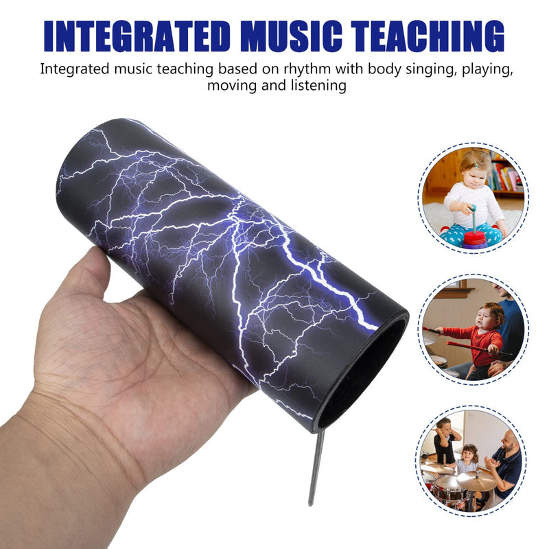 Thunder Drum Thunder Sticks: Noise Maker Spring Drum Shaker Percussion Instrument Music Educational Toy for Kids Cheer Up, Hand-Eye Coordination & Creativity Development 20x7.5cm