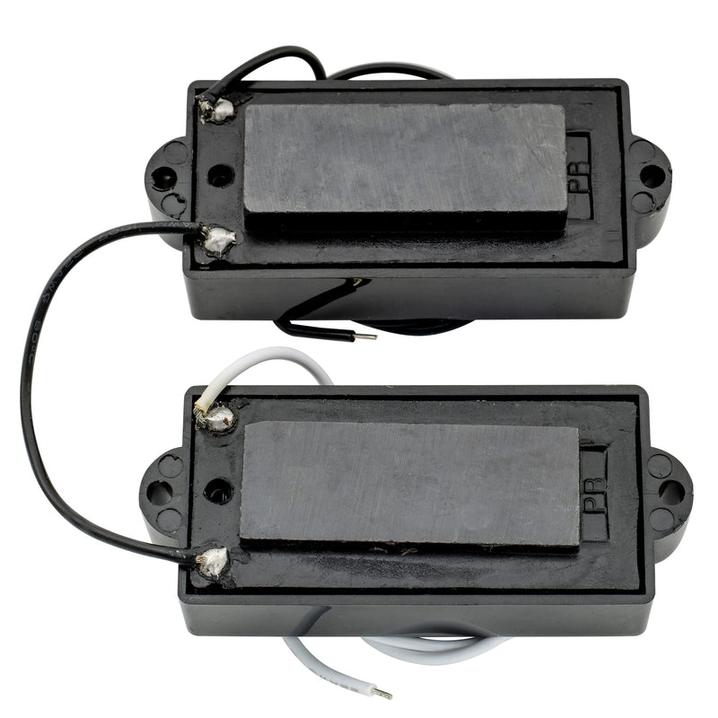 Wilkinson WOPB Vari Gauss Ceramic 4-String Precision Bass Humbucker Pickups Set for PB Style Electric Bass, Black