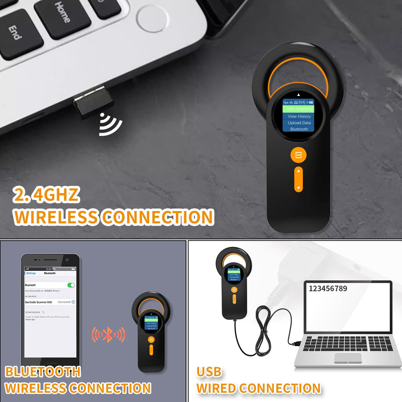 Bluetooth Pet Microchip Reader,Alacrity 3-in-1(2.4GHz Wireless+Bluetooth+USB) Animal Universal Microchip Tag Reader Scanner with 1.44” TFT Screen,800mA*H Rechargeable Battery,240 Pieces Data Storage Na-q30