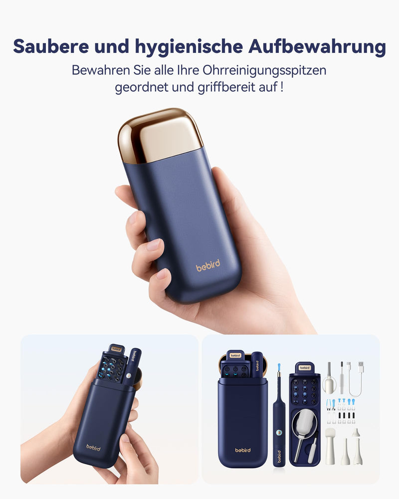 Ear Wax Remover Otoscope: 1920P HD WiFi Flexible Ear Cleaner with Camera - 2025 New 360° Wide Angle Ear Cleaner with Light for Ears/Nose/Neck Examinations Otoscope for Adults Children
