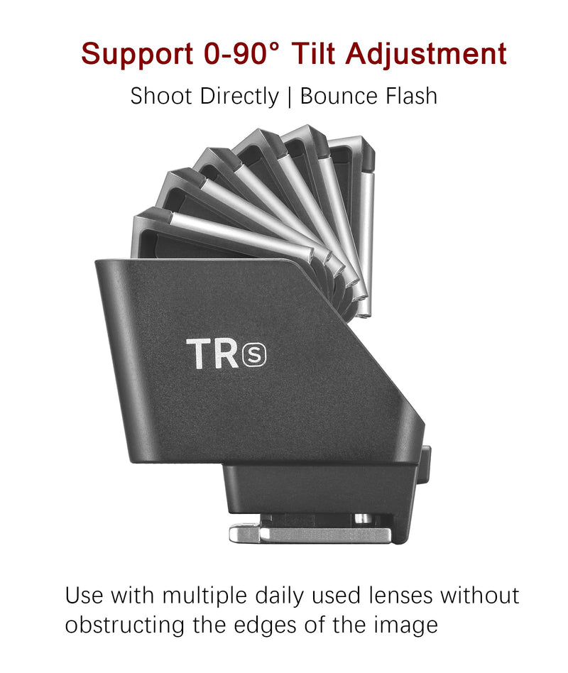 Godox TR-S TRS TTL Hot Shoe Riser for Sony TTL System, Compatible with Sony iT20-S iT22-S iT30pro-S Mini Flash, Support TTL Function and High Speed Sync