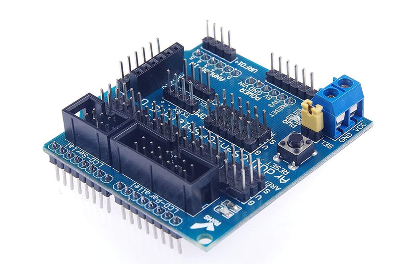 ARCELI UNO R-3 Sensor Shield V5.0 Expansion Board for Arduino Genuino System