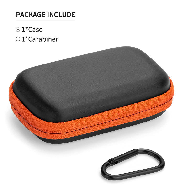 Yinke Hard Case for SanDisk Extreme Pro/SanDisk Extreme Portable External SSD 500GB 1TB 2TB, Travel Case Protective Cover Storage Bag Orange