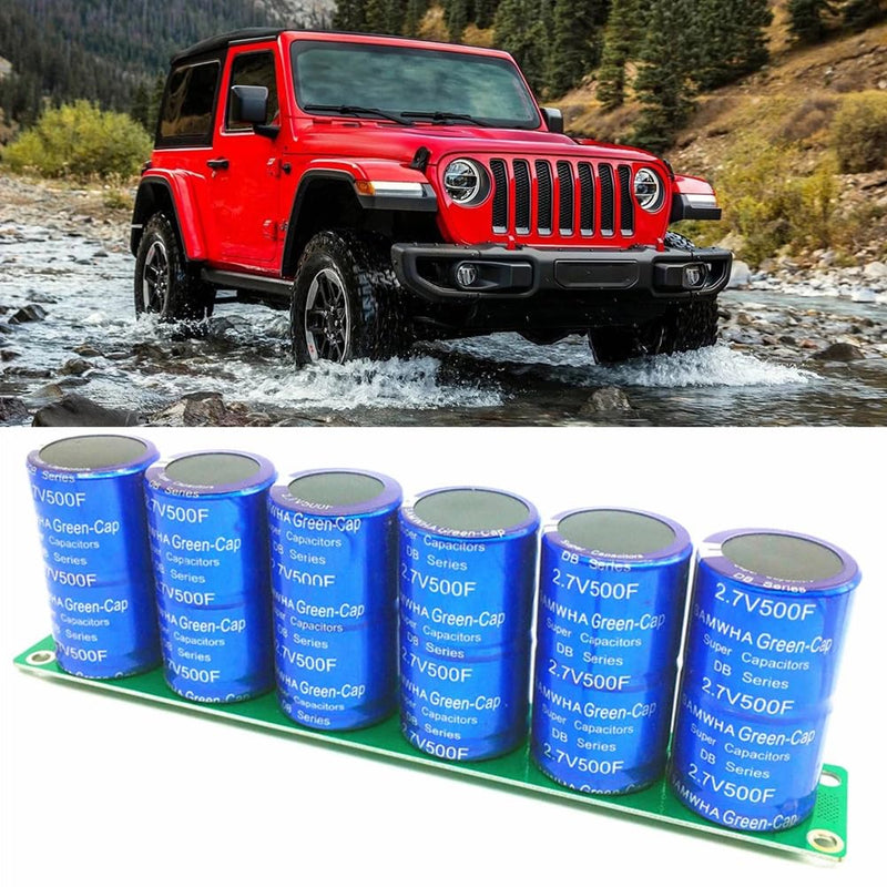 1Set of 6 Automotive Supercapacitor Rectifier Modules 35 x 60 mm 2.7V 500F Supercapacitor Rectifier Module with Balancing Board Circuit Boards