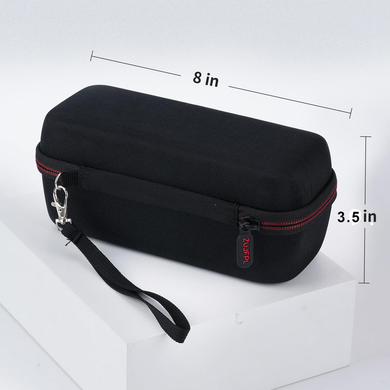 EVA Hard Case for JBL Flip 6 Flip 5 Waterproof Portable Bluetooth Speaker, Fit for JBL Flip 4 Premium Travel Protecrive Carrying Storage Bag(Black) Black