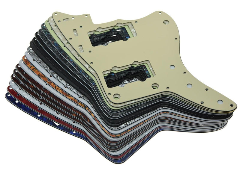 [AUSTRALIA] - Dopro American Vintage Jazzmaster Guitar Pickguard Scratch Plate JM Pickguard with Screws for FD Vintage Jazzmaster Black 3 Ply (BWB) Black 3 Ply (BWB) 