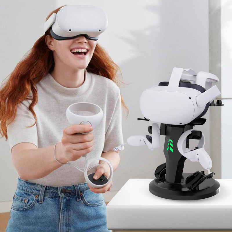 [AUSTRALIA] - G-STORY Charging Dock for Meta Quest 3 Headset Controllers, VR Charging Station for Meta Quest 2 Fast Charging Meta Quest Pro Accessories 