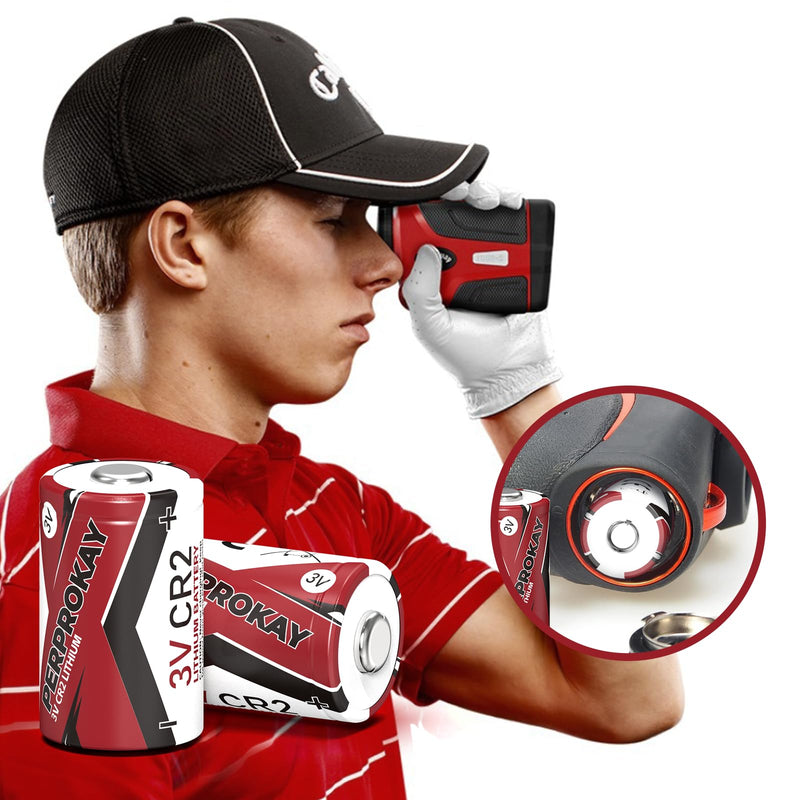 [AUSTRALIA] - CR2 Battery 3V Lithium 8-Pack Range Finder Battery CR15h270 CR 2 C2 3 Volt 850mAh Battery for Golf Rangefinder, Flashlight, Electronic Toys, Alarm Systems 【Non-Rechargeable】 