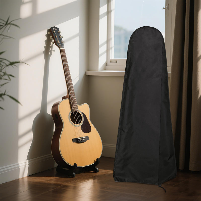 Gasadar Guitar Dust Cover Storage Bag for Acoustic Electric and Bass Guitars from Sun Dust Dirt UV Rays Waterproof and Durable Oxford Fabrics 17" L x 5" W x 43" H Black