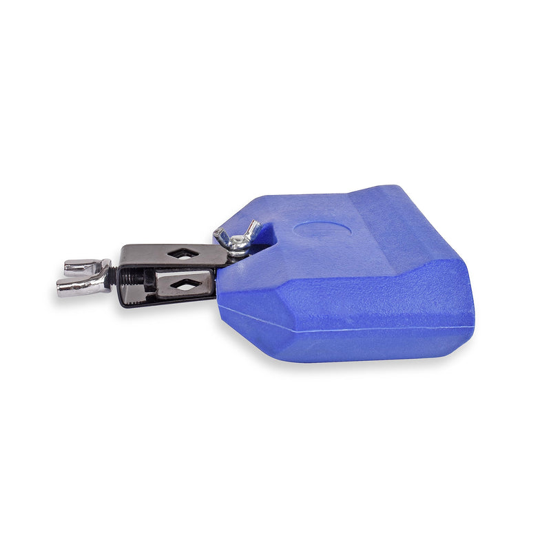 [AUSTRALIA] - Jam Block - Latin Percussion Instrument, Musical Drum Block Accessory, Blue Plastic with Adjustable Mounting Bracket - Complete with Drumstick Keyring 