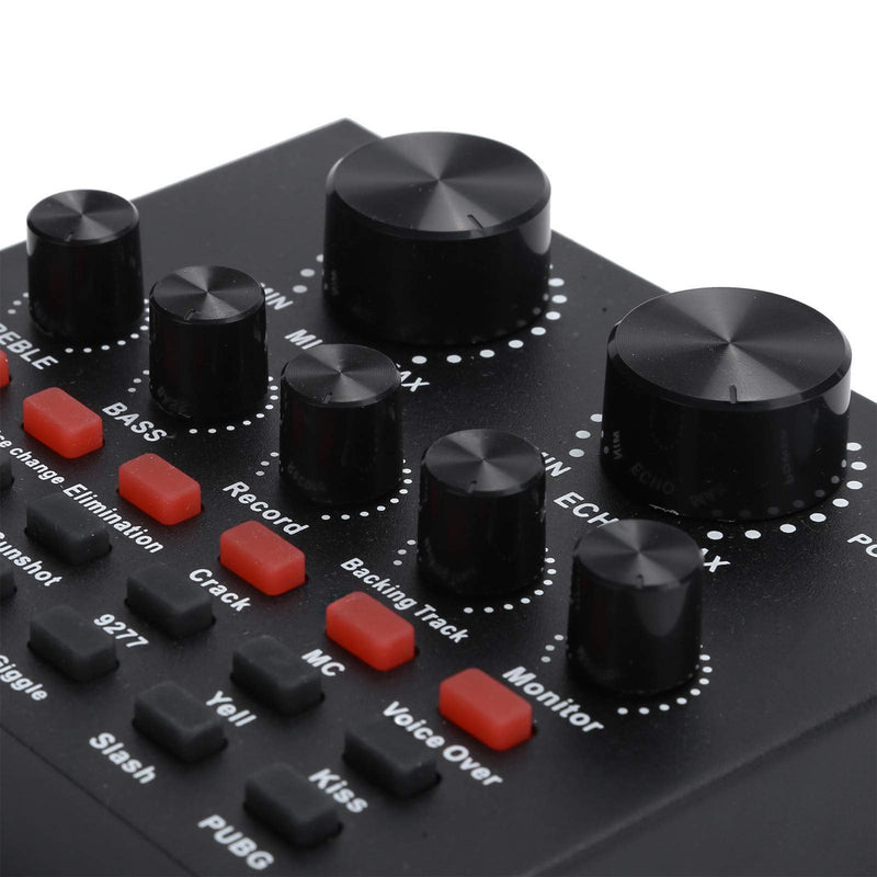 Live Sound Card,7 Connection Methods Live Sound Card Voice Changer Bluetooth Support Mobile Phone Computer Headset Using,with 18 Kinds of Sound Effects