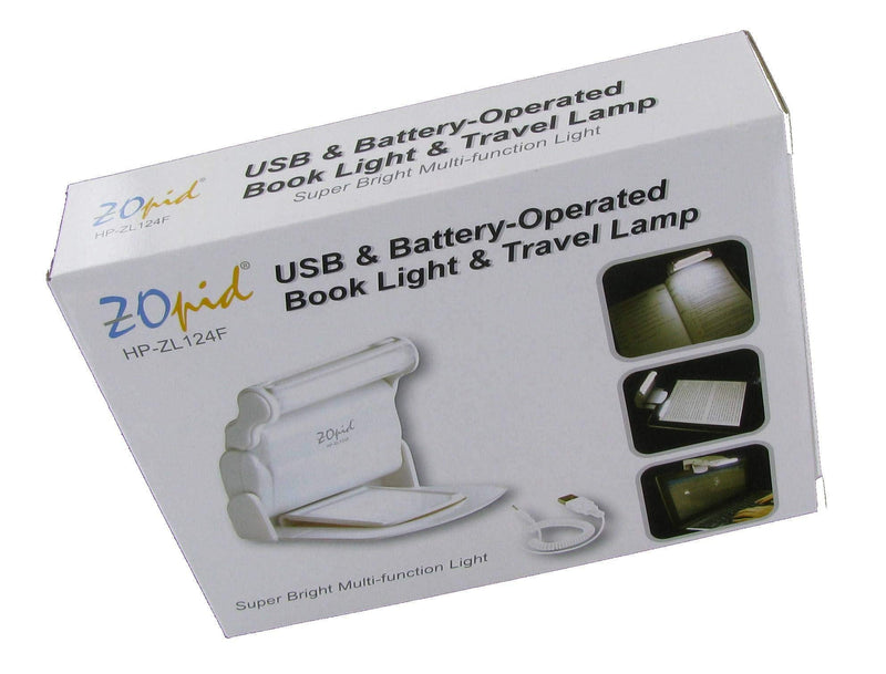 ZOpid Mini USB and Battery-Operated Booklight and Travel-lamp