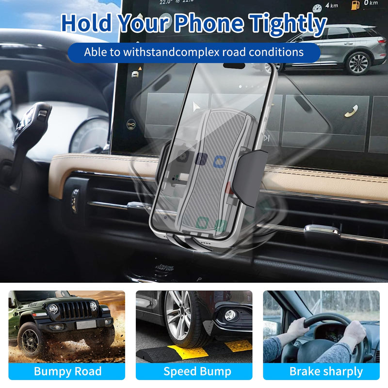 Car Phone Mount for Lincoln Corsair 2020-2025 Phone Holder Navigation，Fit for Cellphone Mobile Cradle Auto Accessories Bracket Anti-Shake，360 Degree Rotation，Compatible for All Cell Phones