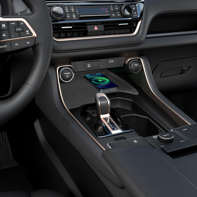 [AUSTRALIA] - Wireless Charging Anti-Slip Mat for Grand Highlander Accessories, Black Silicone Protective Pad for 2025 2024 Grand Highlander Accessories 