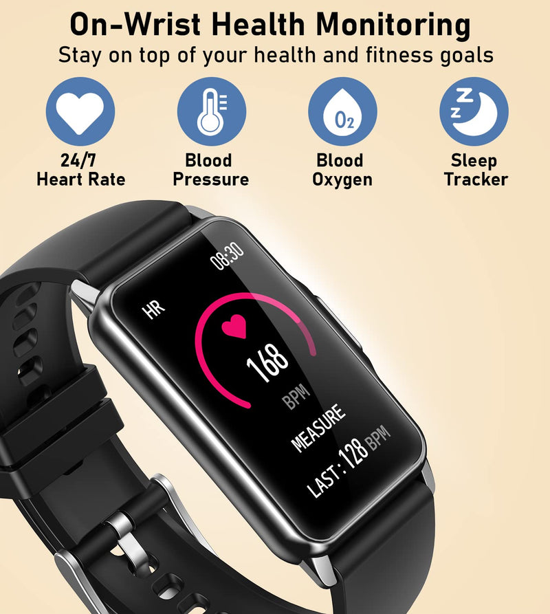 Mindrose Smart Watch Health Fitness Tracker with 24/7 Heart Rate, Blood Oxygen Blood Pressure Sleep Monitor, 115 Sports Modes