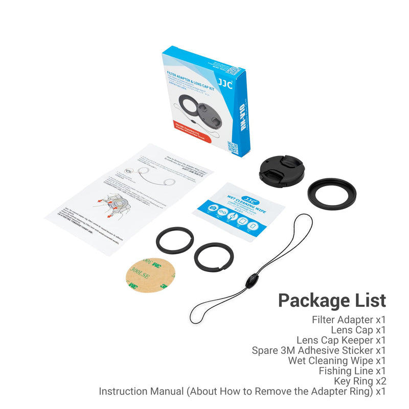 [AUSTRALIA] - Adherent Thread Filter Adapter Lens Adapter Ring for Canon V10 Camera, V10 Lens Adapter Installing 37MM UV CPL ND Filter, Includes 37mm Snap-On Lens Cap & Cap Keeper String（Not Include Any Filters） 