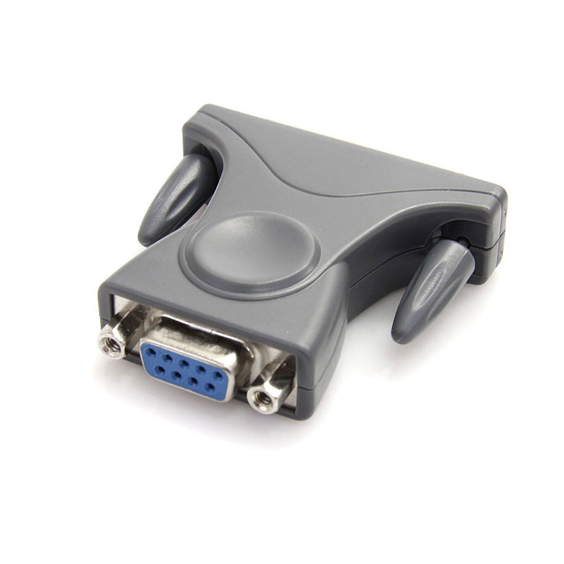StarTech.com USB to Serial Adapter - 3 ft / 1m - with DB9 to DB25 Pin Adapter - Prolific PL-2303 - USB to RS232 Adapter Cable (ICUSB232DB25),Gray DB9 or DB25